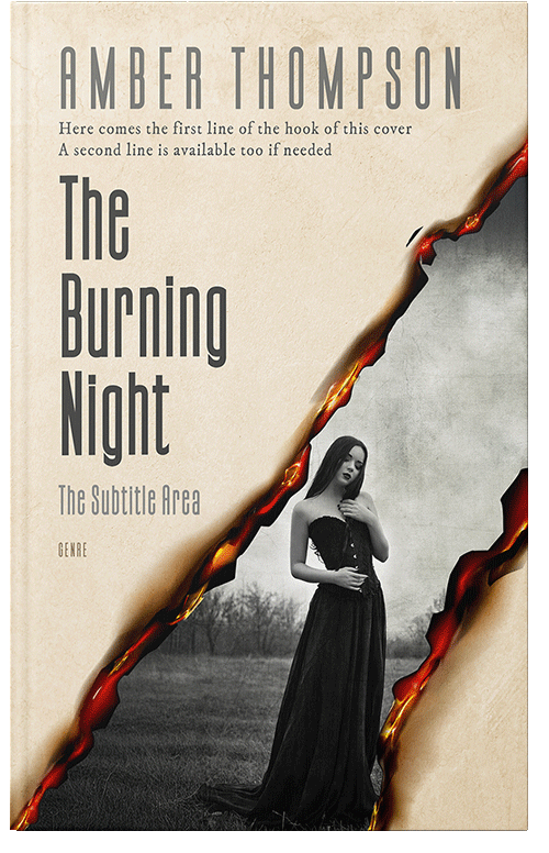 Front view of Premade Surreal Book Cover - Dune