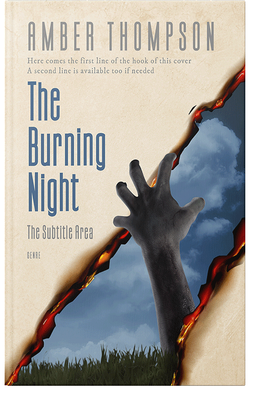 Front view of Premade Mystery & Thriller & Suspense Book Cover - Limed Spruce