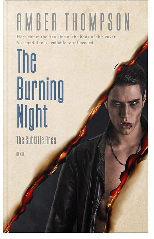 Front view of Premade Mystery & Thriller & Suspense Book Cover - Stark White