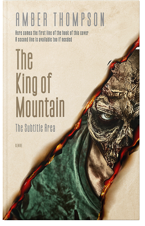 Front view of Premade Mystery & Thriller & Suspense Book Cover - Double Spanish White