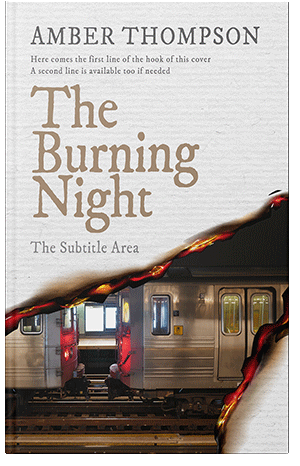 Pre Made Book Cover Cocoa Brown