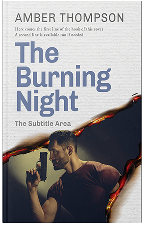 Pre Made Book Cover Steel Gray