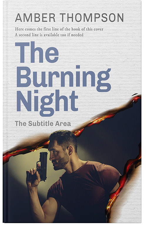 Front view of Premade Mystery & Thriller & Suspense Book Cover - Steel Gray