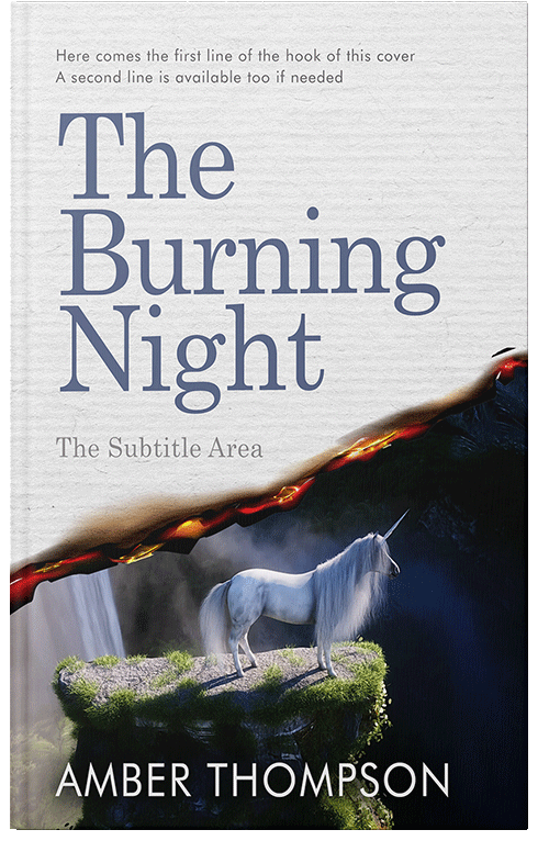 Front view of Premade Fantasy Book Cover - Iron