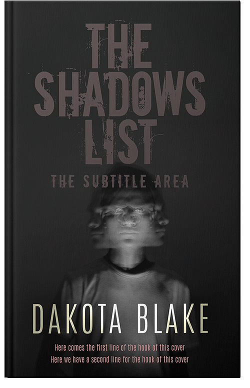 Front view of Premade Horror Book Cover - Cod Gray