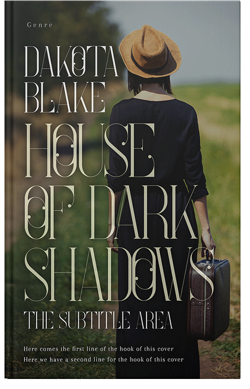 Front view of Premade Literary Fiction Book Cover - Rangoon Green