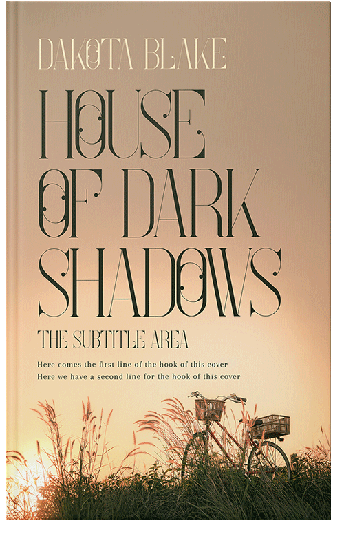 Front view of Premade Literary Fiction Book Cover - Cameo