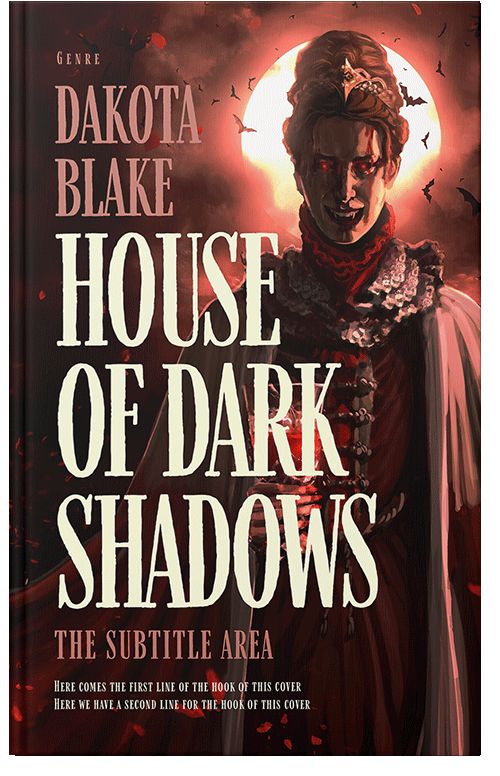 Front view of Premade Mystery & Thriller & Suspense Book Cover - Coffee Bean