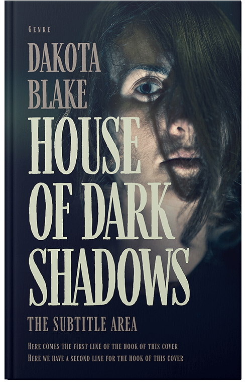 Front view of Premade Mystery & Thriller & Suspense Book Cover - Foggy Gray