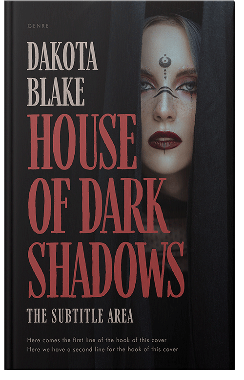 Front view of Premade Horror Book Cover - Cod Gray