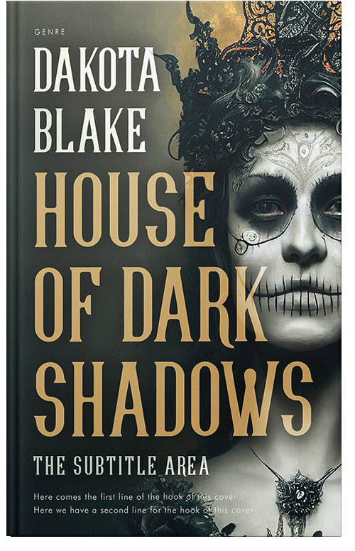 Front view of Premade Horror Book Cover - Yuma