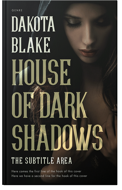 Front view of Premade Mystery & Thriller & Suspense Book Cover - Swamp Green