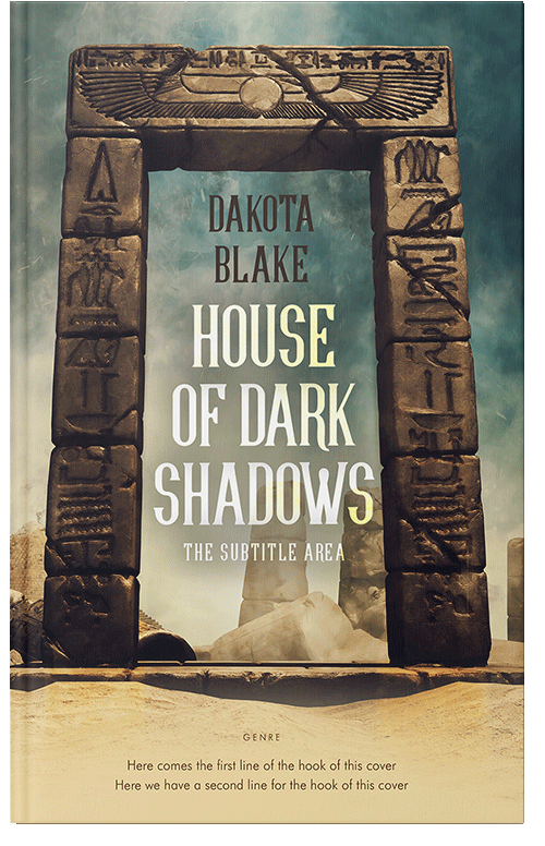 Front view of Premade Mystery & Thriller & Suspense Book Cover - Merlin