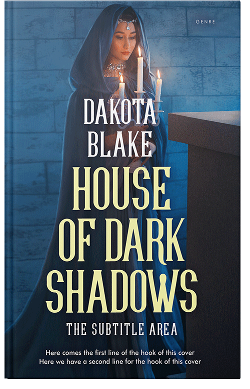 Front view of Premade Mystery & Thriller & Suspense Book Cover - Mirage