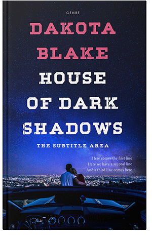 Pre Made Book Cover Black Pearl