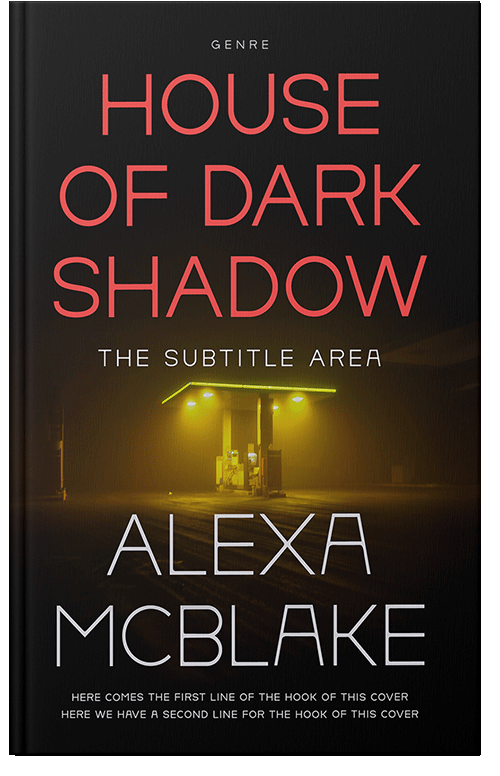 Front view of Premade Mystery & Thriller & Suspense Book Cover - Crowshead