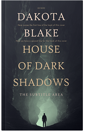 Premade Book Cover Shark