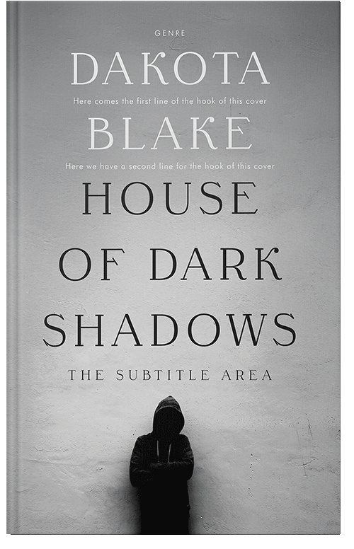 Front view of Premade Mystery & Thriller & Suspense Book Cover - Silver