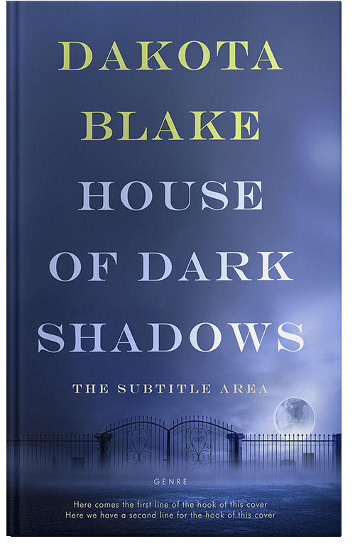 Front view of Premade Mystery & Thriller & Suspense Book Cover - San Juan