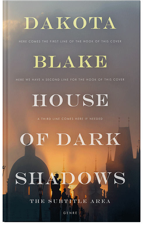 Front view of Premade Mystery & Thriller & Suspense Book Cover - Sand Dune