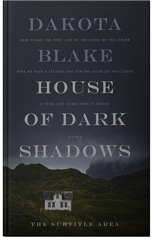 Front view of Premade Mystery & Thriller & Suspense Book Cover - Woodsmoke