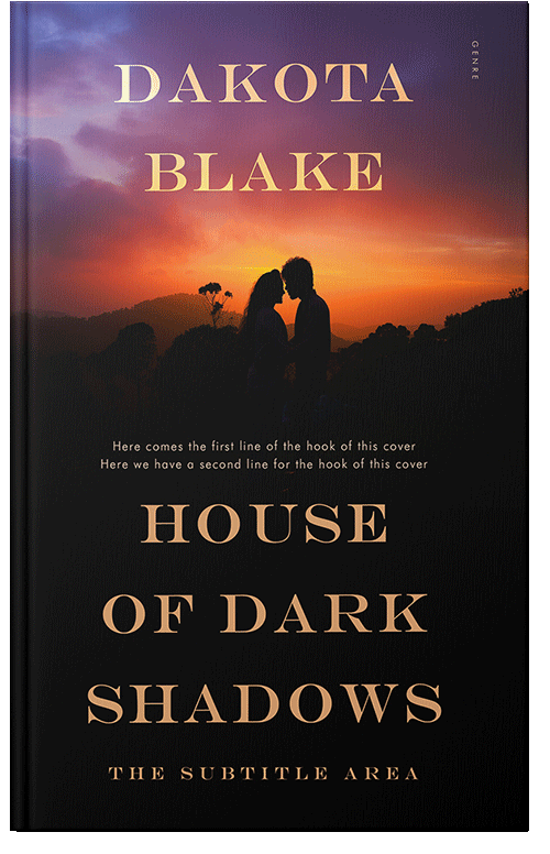 Front view of Premade Romance Book Cover - Gondola