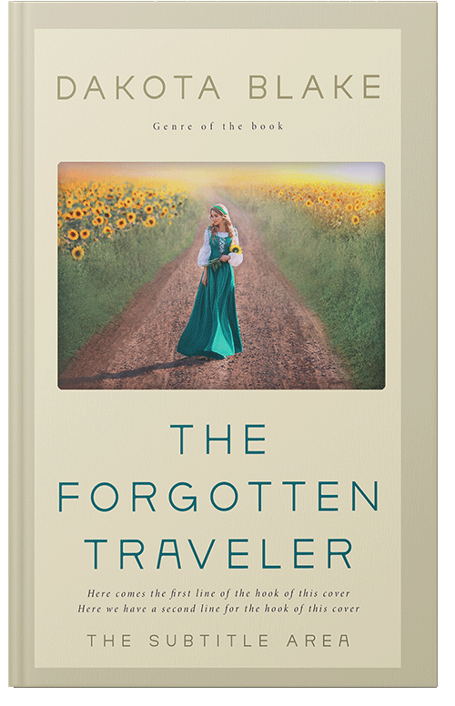 Front view of Premade Historical Book Cover - Stark White