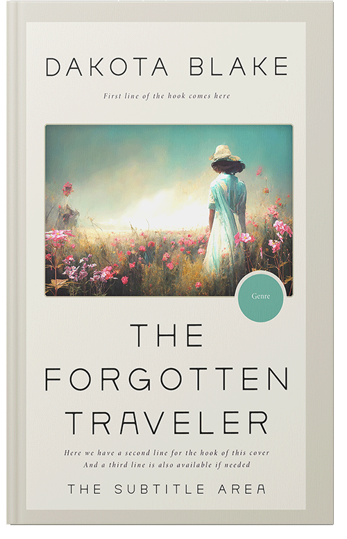 Front view of Premade Historical Book Cover - White Rock