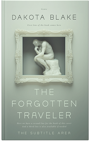 Pre Made Book Cover Green Spring