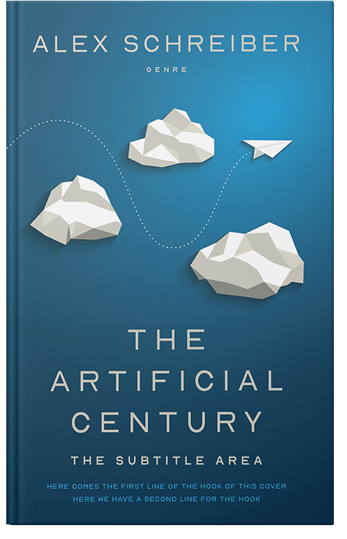 Front view of Premade Self-Improvement & Self-Help Book Cover - Blumine