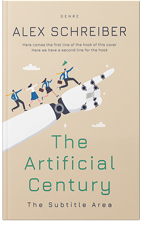 Pre Made Book Cover Double Spanish White