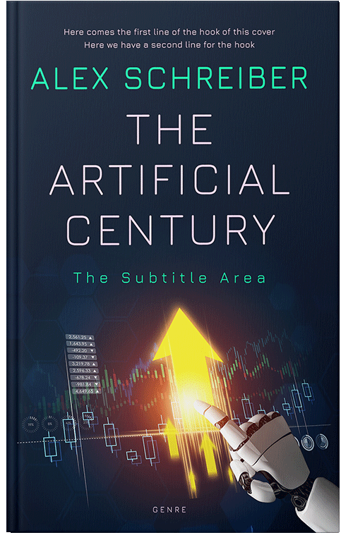 Front view of Premade Science Fiction Book Cover - Ebony