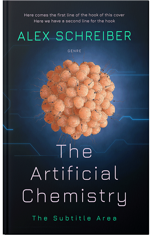 Front view of Premade Science Fiction Book Cover - Burning Sand