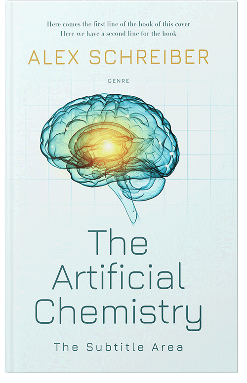 Front view of Premade Science Fiction Book Cover - Aqua Spring