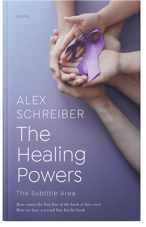 Front view of Premade Health & Mind & Body Book Cover - Manatee