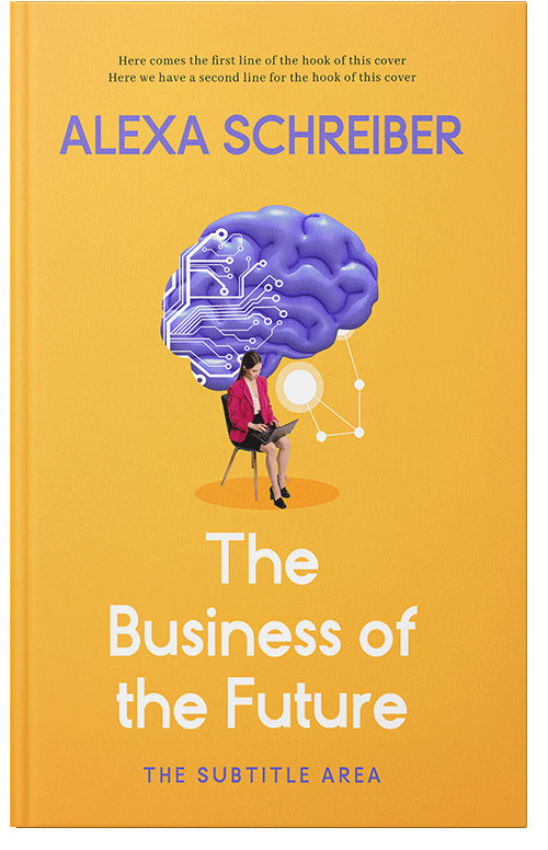 Front view of Premade Business Book Cover - Bright Sun
