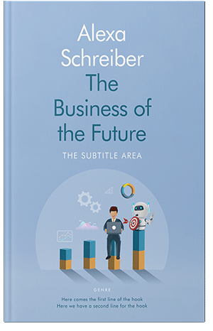 Pre Made Book Cover Regent St Blue