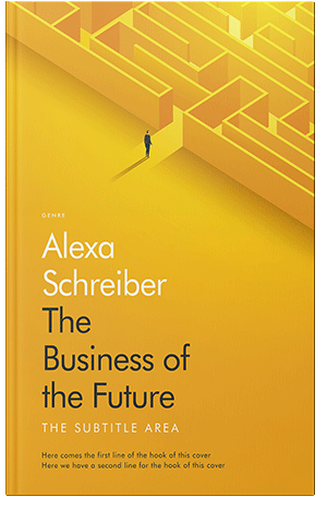 Pre Made Book Cover Buttercup