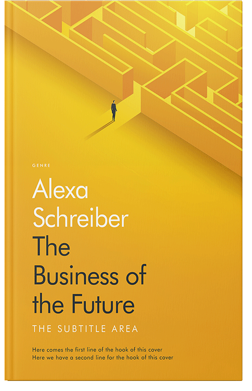 Front view of Premade Self-Improvement & Self-Help Book Cover - Buttercup