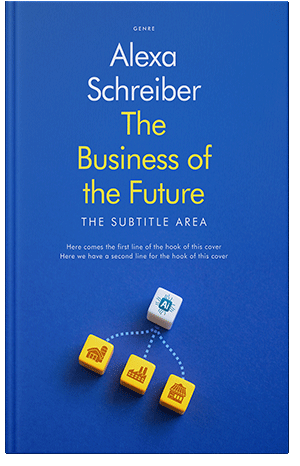 Pre Made Book Cover Denim