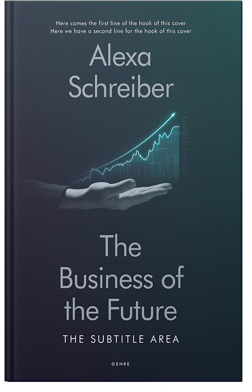 Front view of Premade Business Book Cover - Gable Green