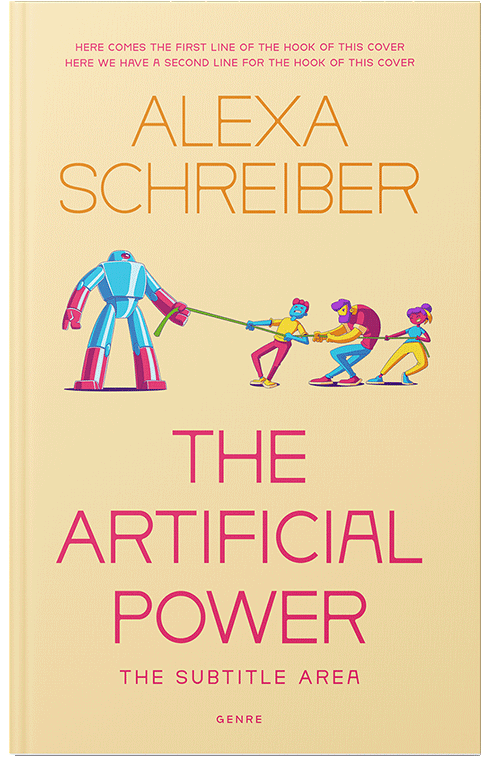 Front view of Premade Business Book Cover - Astra