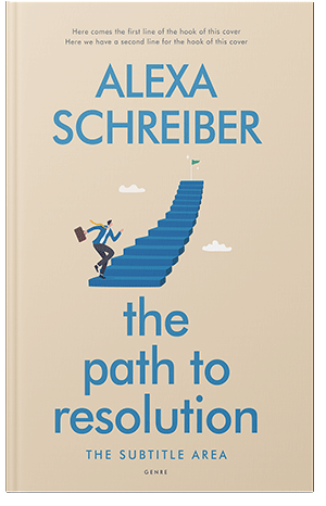 Premade Book Cover Double Spanish White