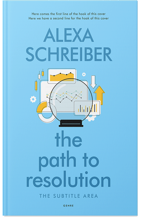 Front view of Premade Self-Improvement & Self-Help Book Cover - Malibu