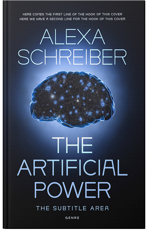 Front view of Premade Medical Book Cover - Ebony