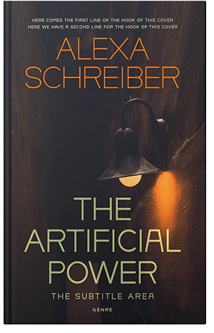 Pre Made Book Cover Thunder