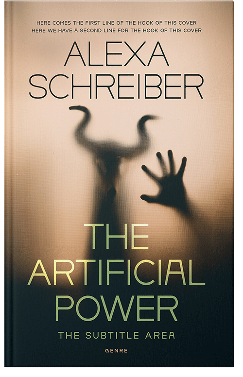 Front view of Premade Horror Book Cover - Aztec