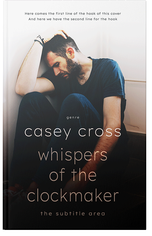 Front view of Premade Literary Fiction Book Cover - Shark