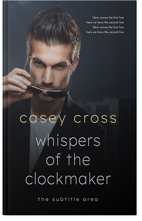 Front view of Premade Mystery & Thriller & Suspense Book Cover - Woodsmoke