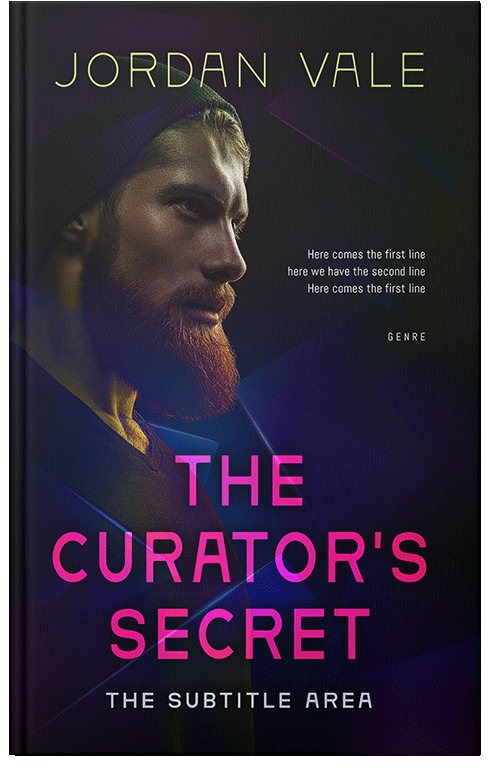 Front view of Premade Mystery & Thriller & Suspense Book Cover - Ebony